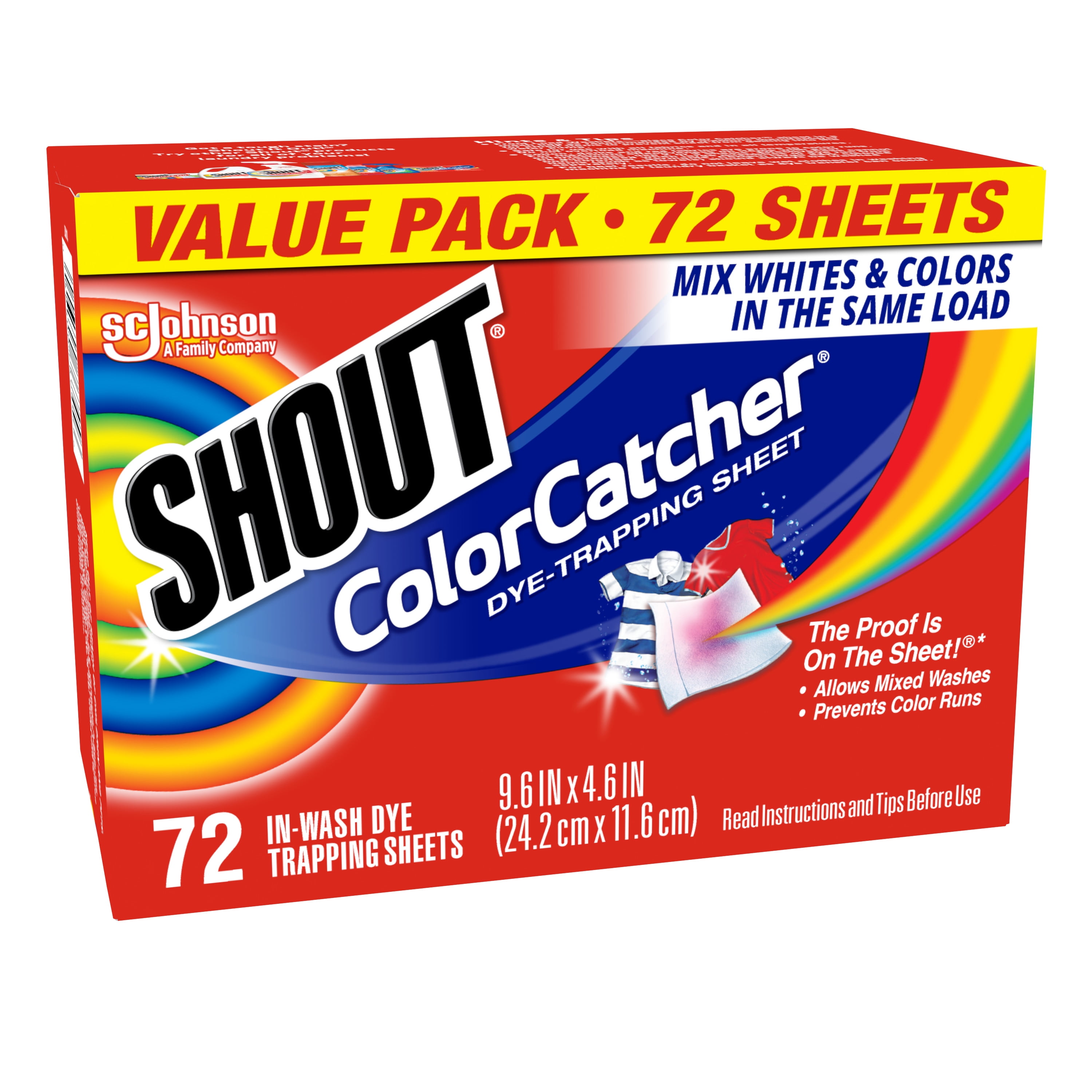 Details about    Color Catcher Dye Trapping Sheets 72 0 Count 