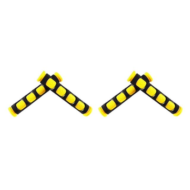 Guardoinrt 1 Paire Poignée de Guidon Moto Moto Manchon de Poignée Accessoires Automobile Jaune 2Ensemble