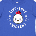 thumbnail image 4 of Inktastic Live Love Chickens Boys or Girls Baby T-Shirt, 4 of 5