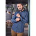 thumbnail image 1 of 019-37 Camisa Para Hombre Color Azul Mezclilla Manga Larga Cklass 019-37, 1 of 2