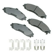 Akebono PRO-ACT Ultra-Premium Brake Pad Set, Ceramic Fits select: 1997-2005,2006-2008 CHEVROLET CORVETTE