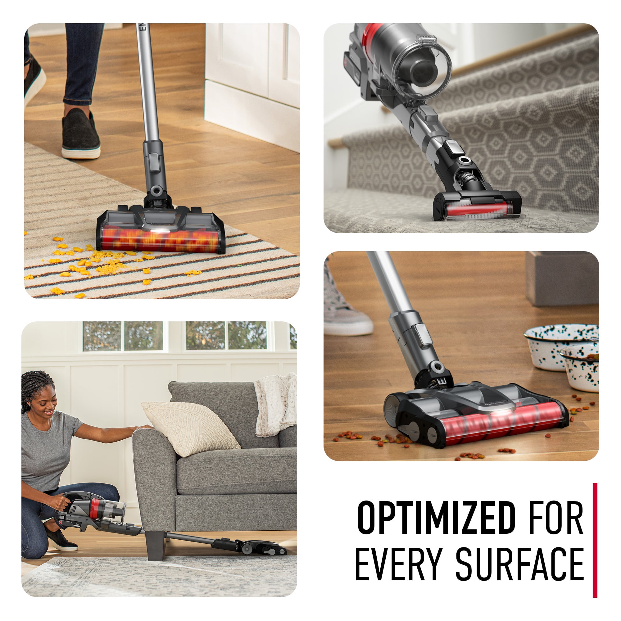 Hoover ONEPWR Emerge Pet Cordless Stick Vacuum Cleaner, for Carpet & Hard Floors, Above Floor Cleaning, All-Terrain, up to 45 Min. Run Time, BH53612V