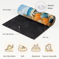 thumbnail image 6 of Round Area Rugs 6Ft, Fall Coastal Pumpkins Non-Slip Washable Circle Rugs Carpet, Thanksgiving Nautical Beach Waves Indoor Outdoor Rug Floor Mats Throw Runner for Bedroom Living Room Bathroom, 6 of 8