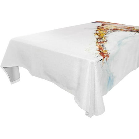

POPCreation Woman With Raised Arm Tablecloth 60x120 inches