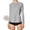 Gray, variant on Ice Silk Sun Shirts Women Long Sleeve Rash Guard SPF UV Protection Workout Tops with Pockets Quick Dry Hiking Shirt