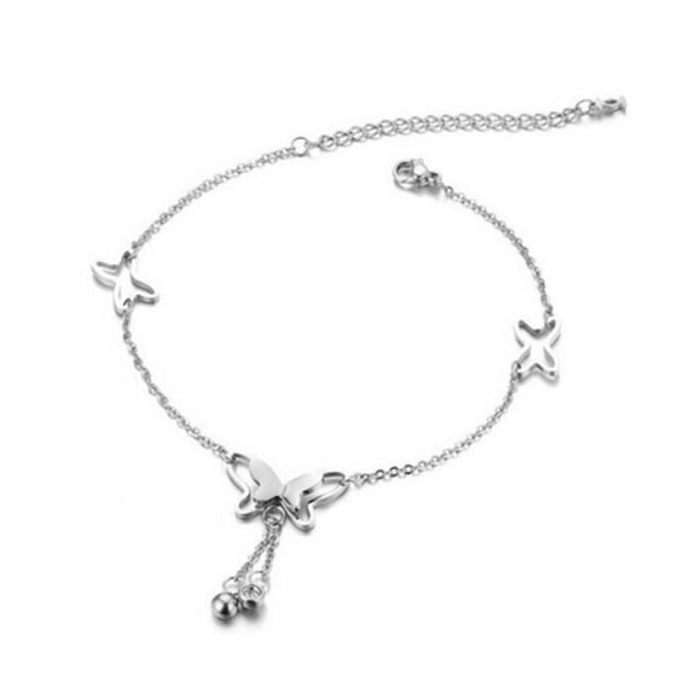 Bracelet Cheville Papillon Chaîne Dorée Dames Filles Femmes s Été n H1F8