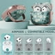 thumbnail image 2 of Funda para AirPods 4 Inesore Floral Green Daisy con kit de limpieza, 2 of 7