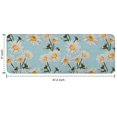 thumbnail image 7 of Lightblue Daisy Flower Yellow Centers Pattern Kitchen Rug Mat,Kitchen Runner Rugs Non Skid Washable,Decorative Kitchen Floor Mats for Kitchen,Sink,Laundry,17"x47.2", 7 of 7
