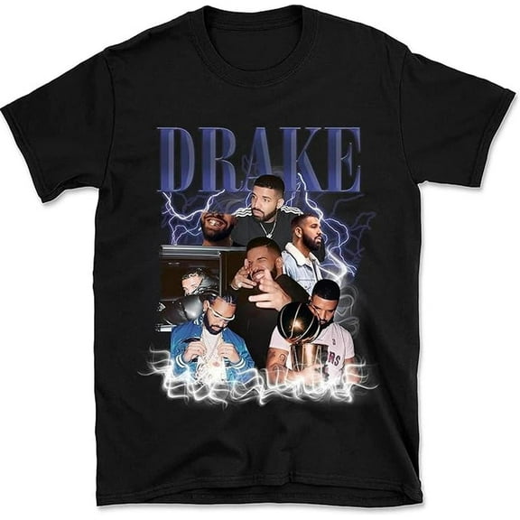 Drakes Shirt 90s Vintage Style Drakes Tee Rapper Hip Hop, T-shirt, ANANDHIS