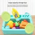 thumbnail image 5 of syligr Pretend Play Kitchen Toy for Toddlers Kids Age 3-9, Electric Dishwasher Sink Playset, Role Play Water Play Set with Fruits Vegetables Dishes, Christmas Birthday Gift for Boys Girls, 5 of 9