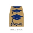thumbnail image 3 of Paseador de mesa de graduación, decoraciones para la mesa de fiesta de la promoción de 2026 Enhorabuena al graduado Decoración desechable de plástico para mesas de postres y buffet, 3 of 6