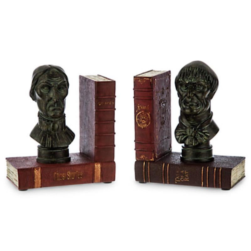 Disney Parks HAUNTED MANSION Bust BOOKENDS Set Of 2 NEW 100% Authentic