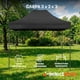 thumbnail image 2 of Carpa Toldo 2x3M Reforzado Plegable Impermeable Facil Armado Y Transporte para Jardín Casa Exterior Uso Rudo Acero Lona (Negro), 2 of 7