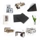 thumbnail image 4 of Yelanon Almohadillas Antideslizantes para Muebles-24 Piezas Pinzas para Muebles de 2"" Antideslizantes para Patas de Muebles Patas de Goma autoadhesivas Patas para Muebles Protectores Antideslizantes, 4 of 5