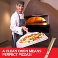 thumbnail image 7 of Essential Pizza Oven Accessories Kit- Includes Extra-Long Wooden Handle, 2 Brush Heads with Stainless Steel, Heat-Proof Bristles- + Slicer & Server |Works on Gozney, Blackstone & Pizza Ovens, 7 of 7