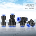 thumbnail image 1 of Pneumatic Quick Connector, High  4 Shape 0-0.9MPa 40Pcs 6mm 360 Degree Rotation Pneumatic Quick Fittings  For Pneumatic Tools For Air Brush, 1 of 8