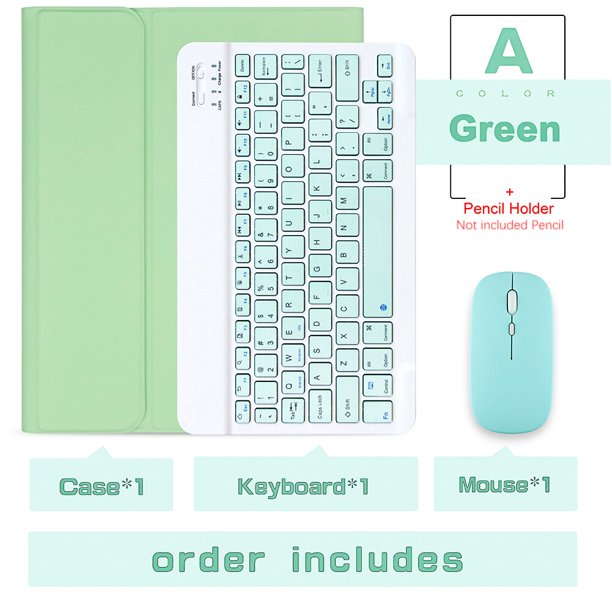 Teclado inalámbrico ratón mágico para iPad Pro 11 funda 2021 2020 Air 4 10,2 9th 8th generación funda Mini 6 Air 2 teclado bluetooth Deng Xun unisex