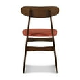 thumbnail image 5 of New Classic Furniture Morocco Wood Dining Chair in Orange (Set of 2), 5 of 8
