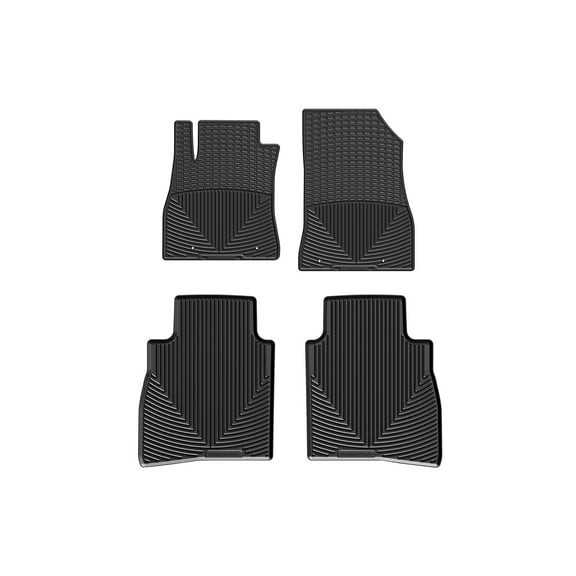 WeatherTech All-Weather Floor Mats compatible with 2014-2019 Nissan Sentra - 1st & 2nd Row, Black