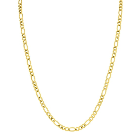 14K Yellow Gold Filled 4.3mm Figaro Chain with Lobster Clasp - 18 Inch