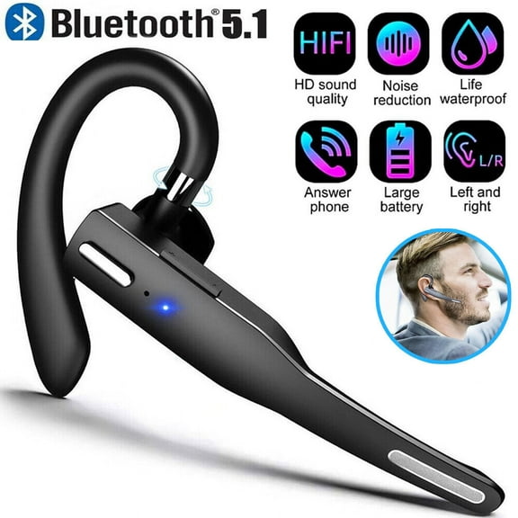 Xhy Wireless Earbuds Bluetooth Headphones 5.1 Headset Earpiece Dual Mic Noise Cancelling Ear Buds for Running, Cycling, Fitness