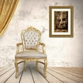 thumbnail image 3 of Berzel, Erin 23x32 Gold Ornate Wood Framed with Double Matting Museum Art Print Titled - Bayon Face I, 3 of 4