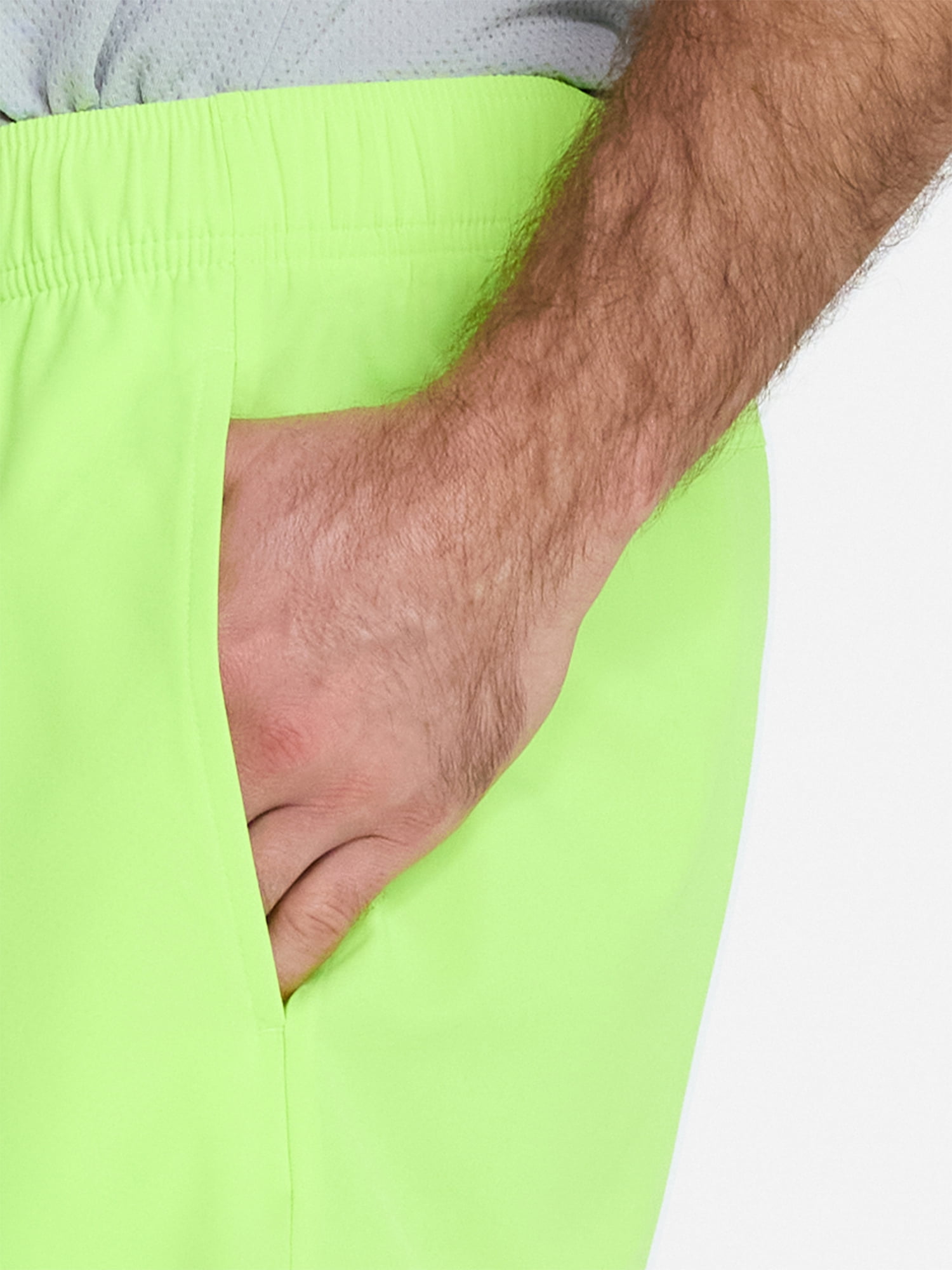 Athletic Works Men's and Big Men's Woven Running Shorts, 6" and 8" Inseams, Sizes XS-5XL