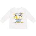 thumbnail image 3 of Inktastic I Love My Mom to the Moon and Back Cute Sheep Boys or Girls Long Sleeve Toddler T-Shirt, 3 of 5