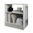thumbnail image 2 of Castle Place Minimalist Nightstand with Shelf, Light Gray, 2 of 6