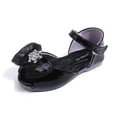 thumbnail image 6 of Linfrsh Princess Shoes Girls Dress Shoes Closed Toe Low Heels Ankle Strap Pumps for Toddler Little Big Kid Flower Party Wedding Princess(Black,Size10), 6 of 7