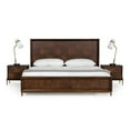 thumbnail image 6 of Modrest Shane 79x85" Modern Acacia Wood & Metal Eastern King Bed in Brown, 6 of 6
