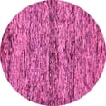 thumbnail image 1 of Ahgly Company Indoor Round Abstract Pink Modern Area Rugs, 4' Round, 1 of 4