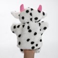 thumbnail image 4 of Marioneta de mano de vaca lechera, juguete educativo de muñeco de peluche para niños y bebés (blanco y negro) Likrtyny  juguetes de los niños, 4 of 6