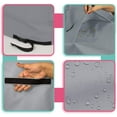 thumbnail image 6 of Covers & All Water Softener Cover Outdoor Insulated, Waterproof, Anti UV & Tear Proof Filter Tank Cover with Handle, Zippers & Air Vents (38" H x 30" W x 16" D Inches, Gray), 6 of 7