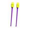 thumbnail image 1 of 2 equipos de entrenamiento para gimnasia rítmica, accesorios de baile profesionales. amarillo y violeta, 1 of 8
