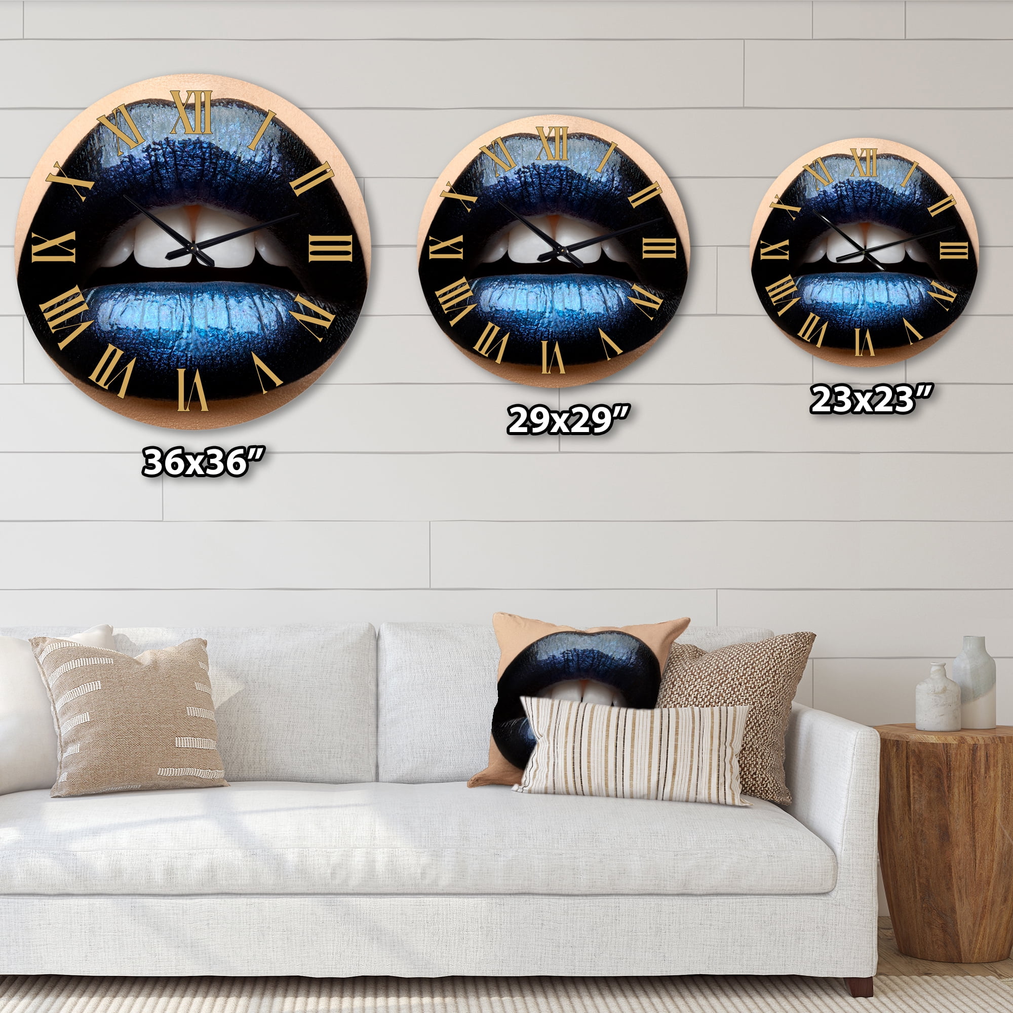 Designart 1 in Quartz Modern/Contemporary Wall Clock