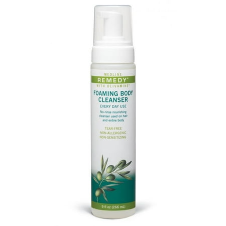 Medline Remedy Olivamine Foaming Body Cleanser 9 OZ, 1 Count