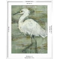 thumbnail image 5 of Art.com Textured Heron I Art Print by Jennifer Goldberger, White Frame Wall Art, 23" x 29", 5 of 5