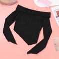 thumbnail image 4 of GOOHOCHY Blusa Ajustada Para Mujer Con Descubiertos Y Manga Larga Para Uso Diario, 4 of 8