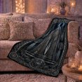 thumbnail image 6 of Celtic Shrine Swords Dark Fantasy Art, Mystical Celestial Art Scene, Warm Flannel Blanket for Living Room and Bedroom, Celestial Art Lovers Housewarming Gift, Fantasy Home Decor, 6 of 9