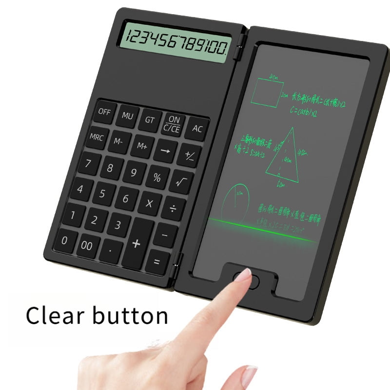 Mini Calculator Handwriting Board Portable Multifunctional Student Office Calculator Suitable for School Math Calculations (One Pack)