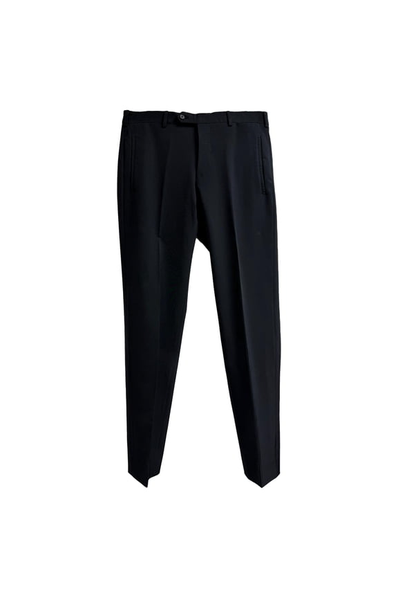 Pre-Owned Prada Straight Leg Pants in Black Polyester