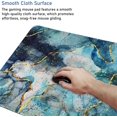 thumbnail image 5 of Large Gaming Mouse Pad with Stitched Edges, (31.5X15.7In) Durable Non-Slip Natural Rubber Base, Waterproof Computer Keyboard Pad Mat for Esports Pros/Gamer/Desktop/Office/Home- Marble Blue, 5 of 6