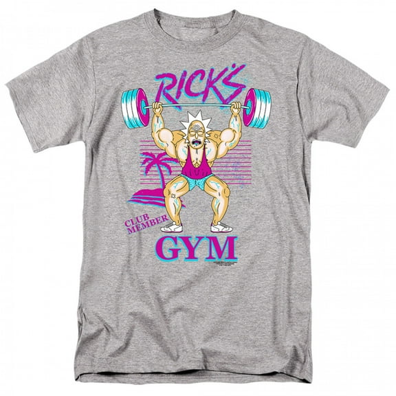 Rick And Morty Rick's Gym T-Shirt-Small