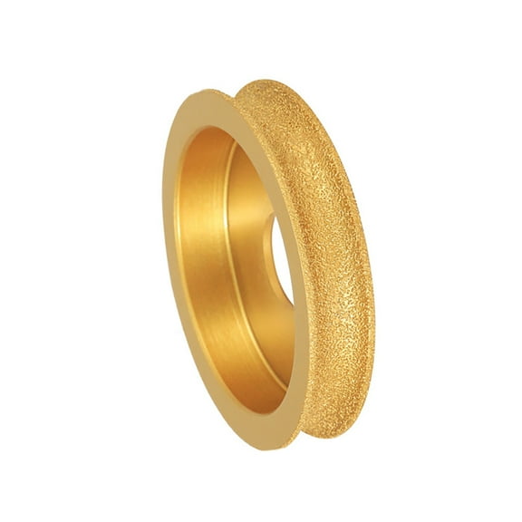 RUISINERY 10mm/15mm/20mm/25mm/30mm Round Brazed Diamonds Grinding Wheel Marble Stone Edging Grinding Disc Replacement