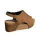 thumbnail image 3 of Xihbxyly Sandalias de Verano, Cómodas Sandalias de Playa Sin Cordones, Elegantes Cuñas Bohemias, Diseño Ligero y Antideslizante, para Uso En Fiestas y Tiempo Libre, Calzado de Moda para Mujer, Varias, 3 of 7