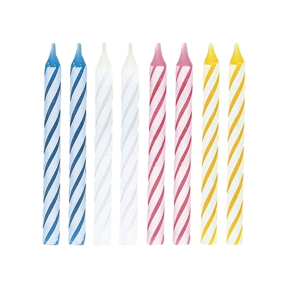 Birthday Candles, Assorted, 24ct