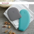 thumbnail image 2 of Kitchenaid Set of 2 Bowl Scraper in Aqua Sky and Grey, 2 of 7