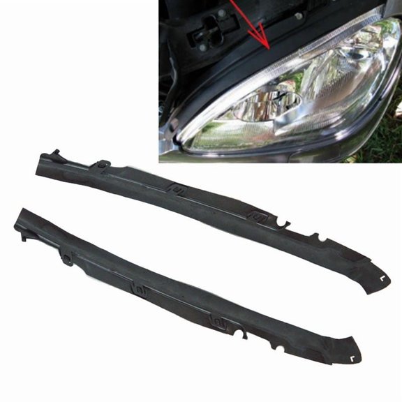 Upper Headlight Cover Seal Trim For Mercedes-Benz S W220 S280 S350 S430 S500 S600 2003-2005 A2208260781 A2208260791
