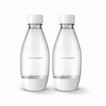 0.5 Litre  Carbonator Bottle, White - Pack of 2